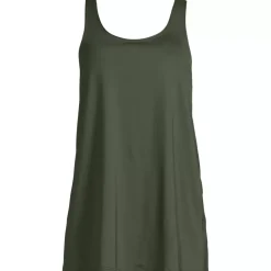 Women's Scoop Neck Mini Swim Dress Swimsuit