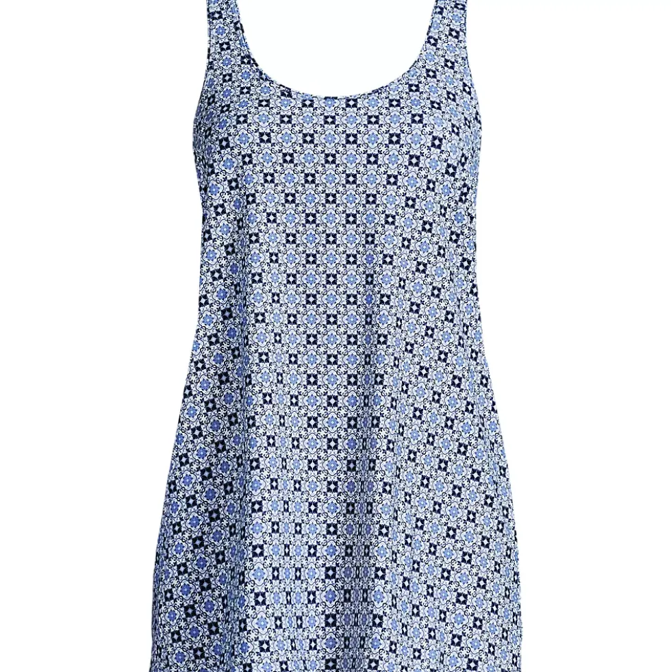 Women's Scoop Neck Mini Swim Dress Swimsuit