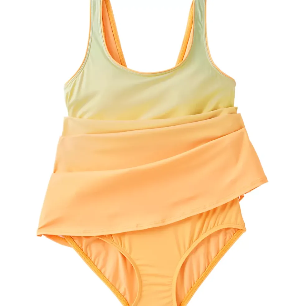 Women's Scoop Neck Mini Swim Dress Swimsuit