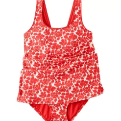 Women's Scoop Neck Mini Swim Dress Swimsuit