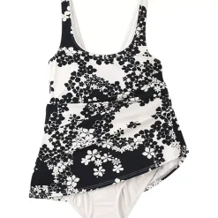 Women's Scoop Neck Mini Swim Dress Swimsuit