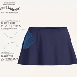 Women's Sculpting Suit High Waisted Mini Swim Skirt