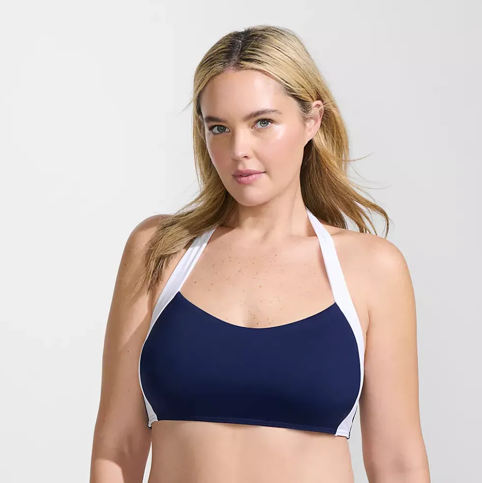 Women's Seamed Halter Bikini Top