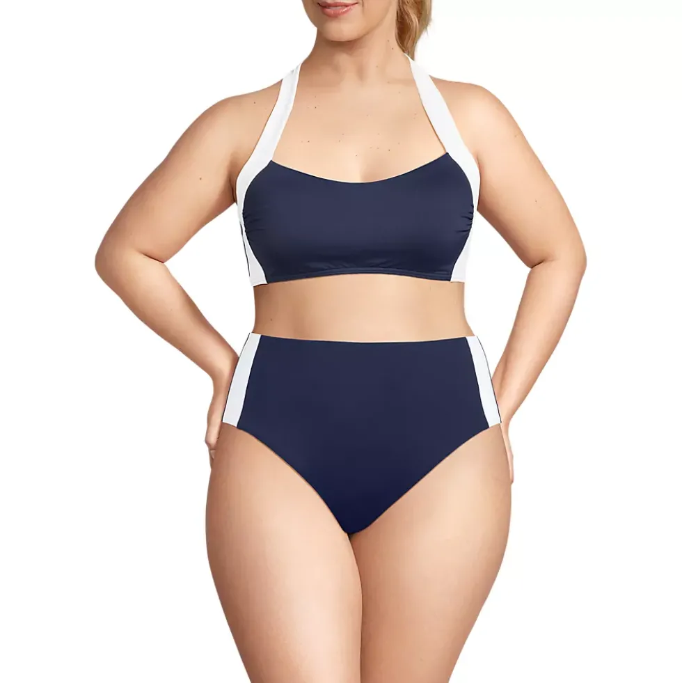 Women's Seamed Halter Bikini Top