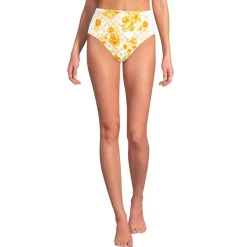 Women's Seamed High Waisted Bikini Bottoms