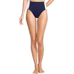 Women's Seamed High Waisted Bikini Bottoms
