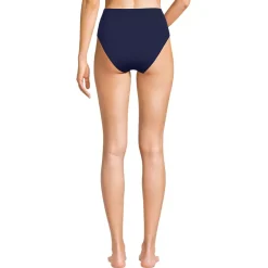 Women's Seamed High Waisted Bikini Bottoms