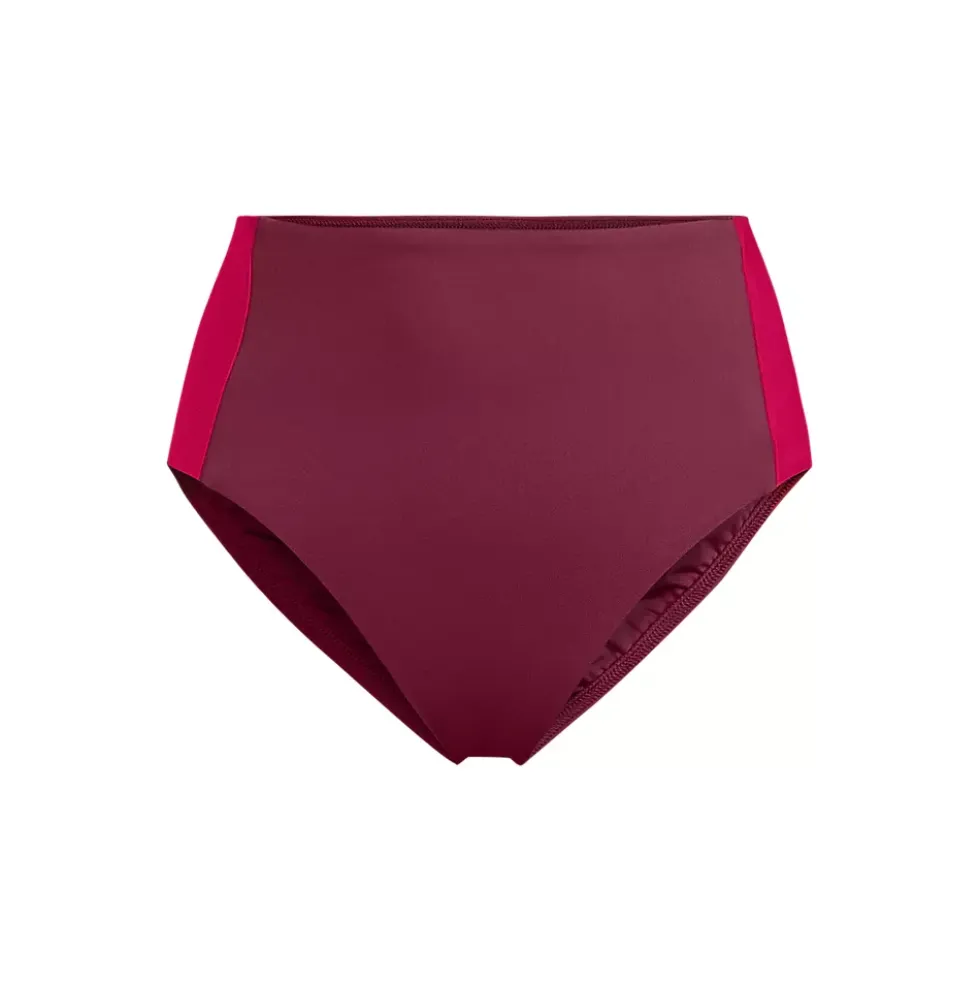 Women's Seamed High Waisted Bikini Bottoms