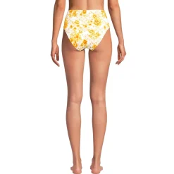 Women's Seamed High Waisted Bikini Bottoms