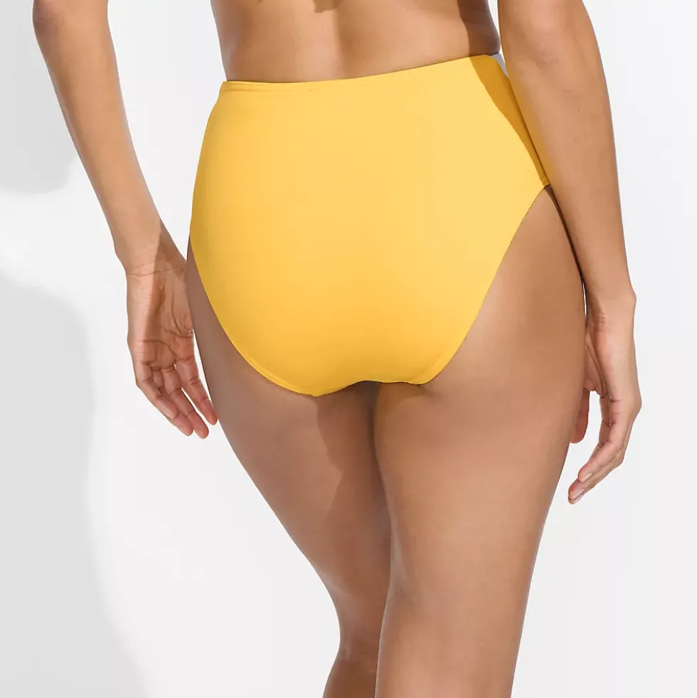 Women's Seamed High Waisted Bikini Bottoms