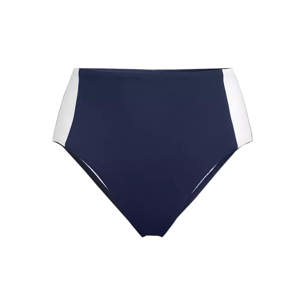 Women's Seamed High Waisted Bikini Bottoms