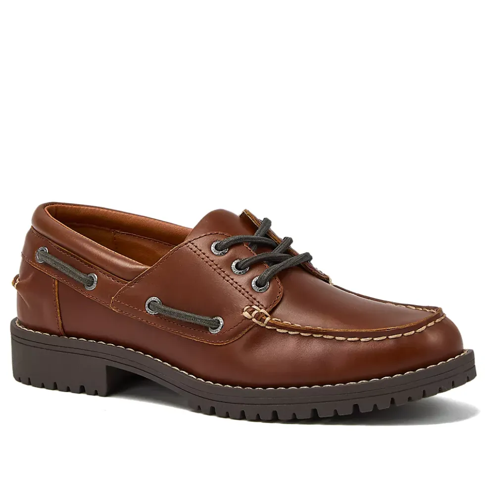 Women's Seaport Leather Lace Up Boat Shoes