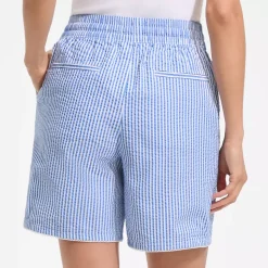 Women's Seersucker High Rise Pull On 7