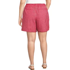 Women's Seersucker High Rise Pull On 7