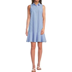 Women's Seersucker Tennis Dress