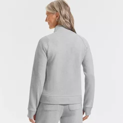 Women's Serious Sweats Full Zip Mock Neck Sweatshirt
