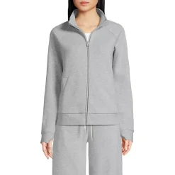 Women's Serious Sweats Full Zip Mock Neck Sweatshirt