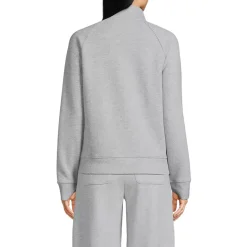 Women's Serious Sweats Full Zip Mock Neck Sweatshirt