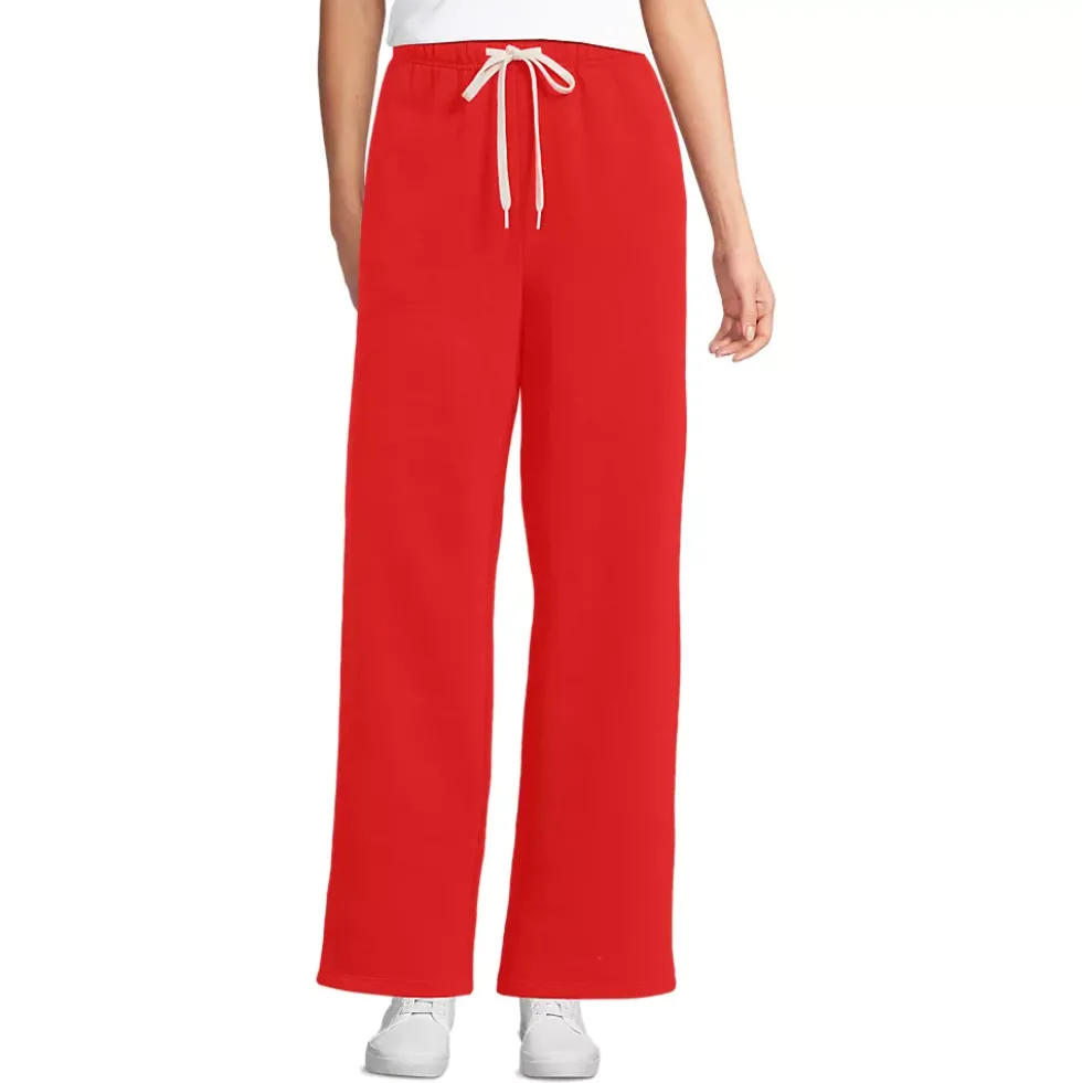 Women's Serious Sweats High Rise Relaxed Straight Leg Pants - Set Bottom