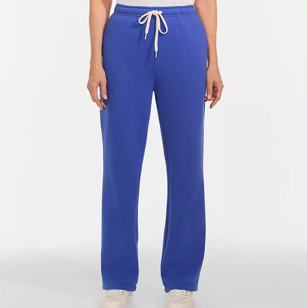 Women's Serious Sweats High Rise Relaxed Straight Leg Pants - Set Bottom