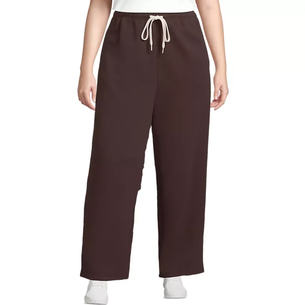 Women's Serious Sweats High Rise Relaxed Straight Leg Pants - Set Bottom