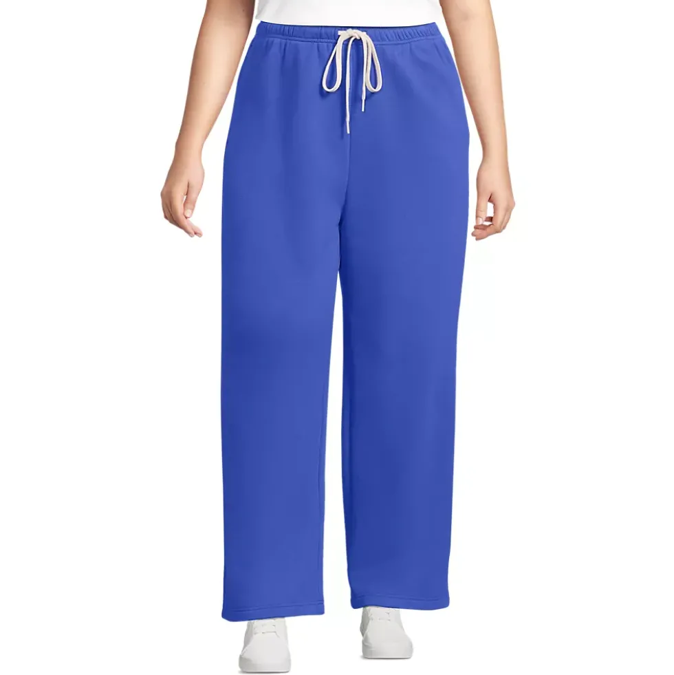 Women's Serious Sweats High Rise Relaxed Straight Leg Pants - Set Bottom