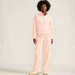 Women's Serious Sweats High Rise Relaxed Straight Leg Pants - Set Bottom