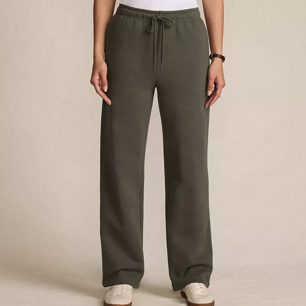Women's Serious Sweats High Rise Relaxed Straight Leg Pants - Set Bottom