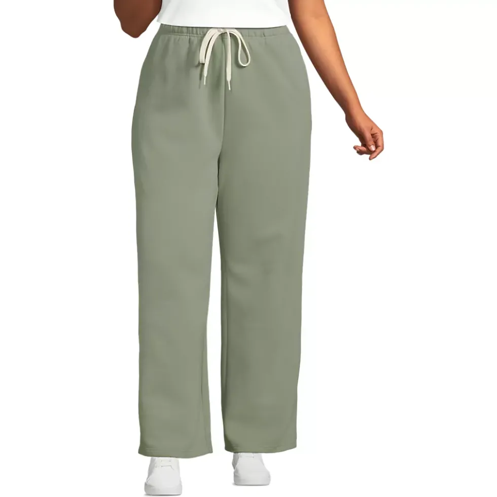 Women's Serious Sweats High Rise Relaxed Straight Leg Pants - Set Bottom