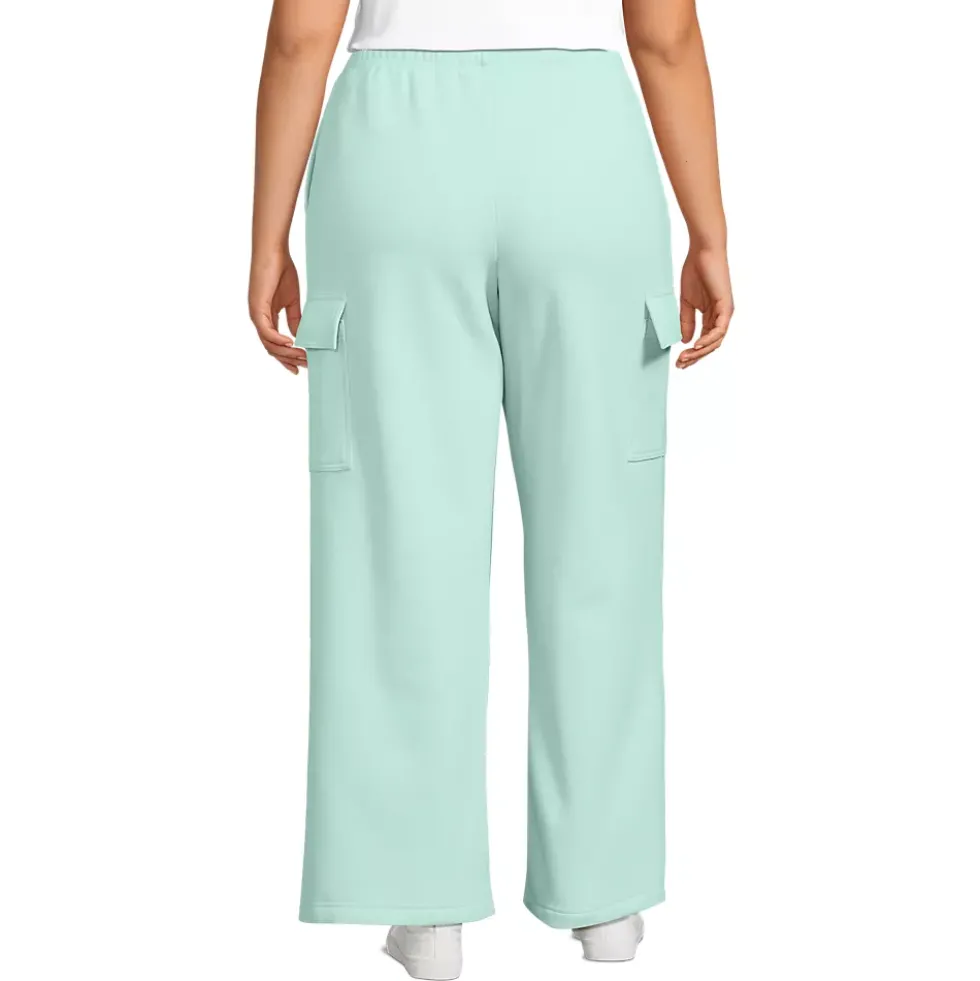 Women's Serious Sweats High Rise Wide Leg Cargo Pant - Set Bottom