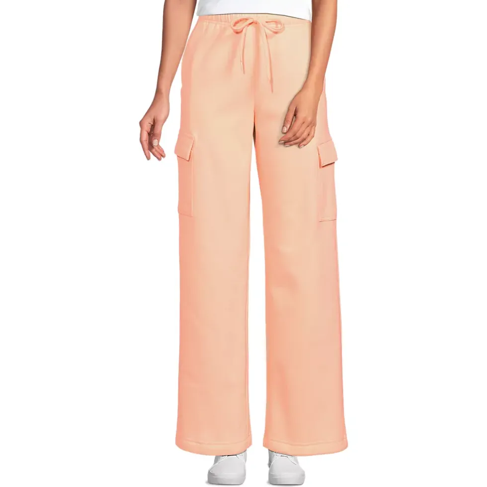 Women's Serious Sweats High Rise Wide Leg Cargo Pant - Set Bottom