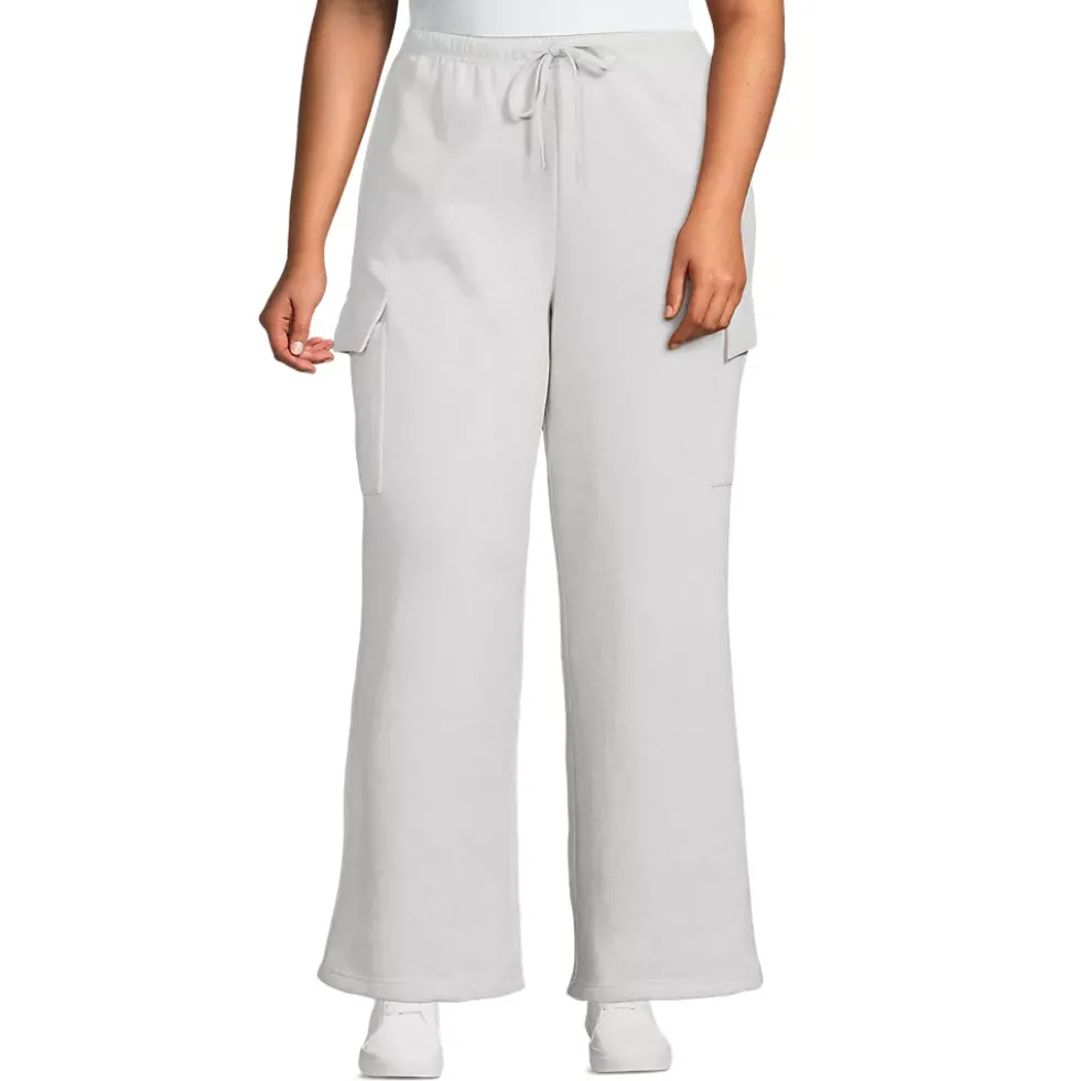 Women's Serious Sweats High Rise Wide Leg Cargo Pant - Set Bottom