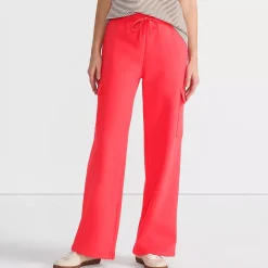 Women's Serious Sweats High Rise Wide Leg Cargo Pant - Set Bottom