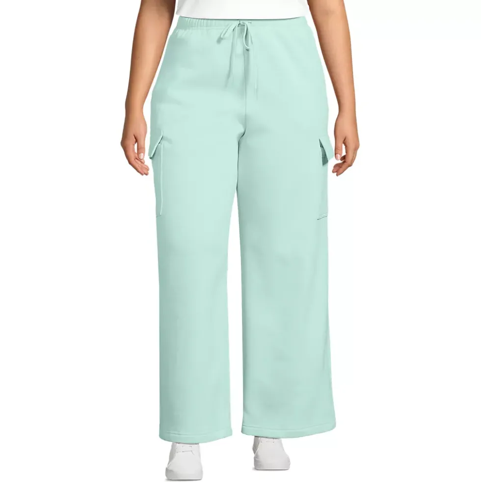 Women's Serious Sweats High Rise Wide Leg Cargo Pant - Set Bottom
