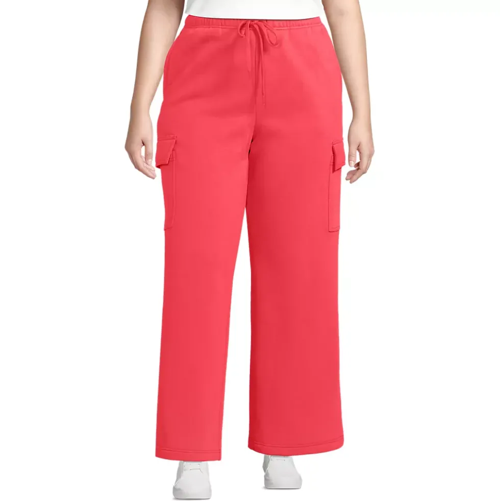 Women's Serious Sweats High Rise Wide Leg Cargo Pant - Set Bottom