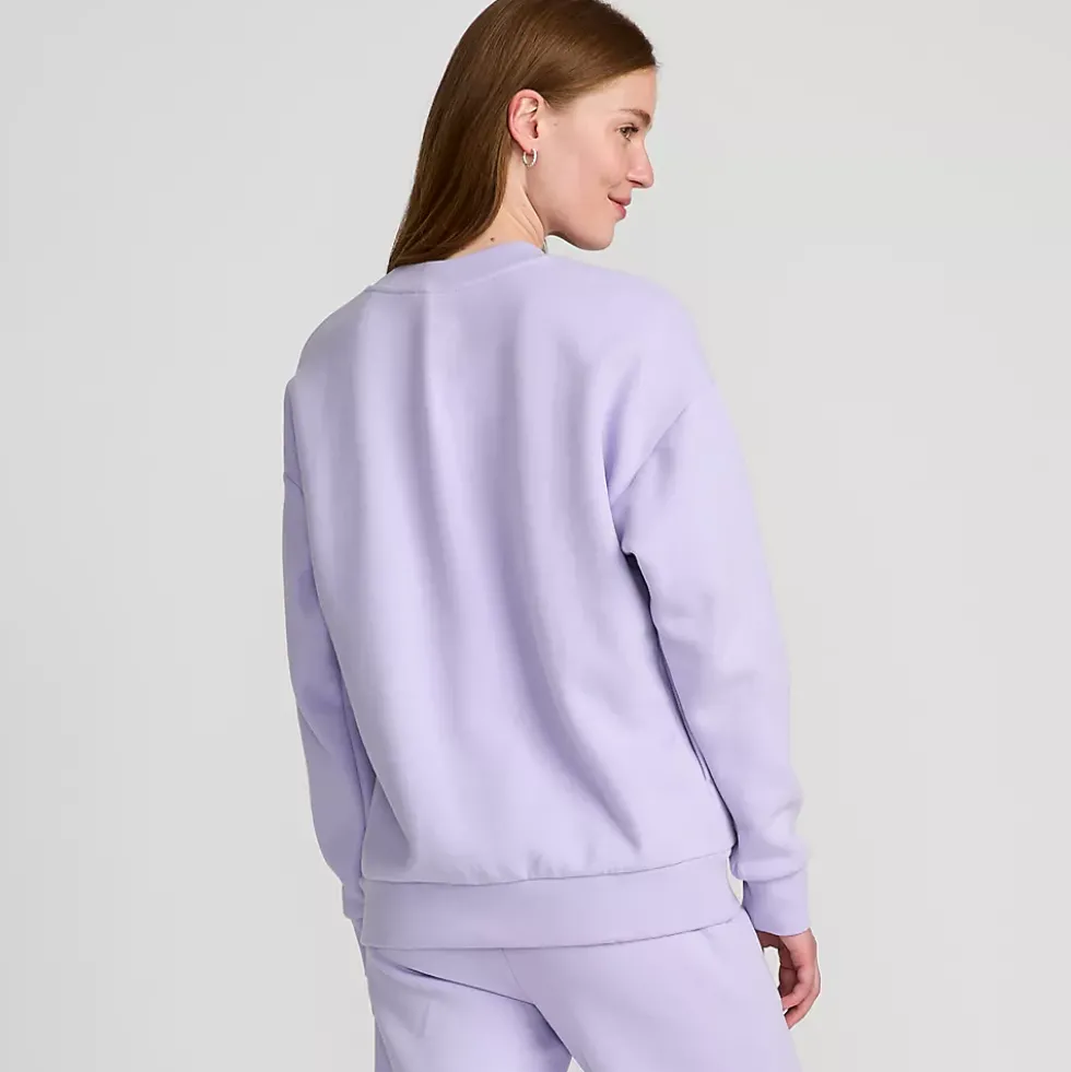 Women's Serious Sweats Oversized Long Sleeve Crew Neck Sweatshirt - Set Top