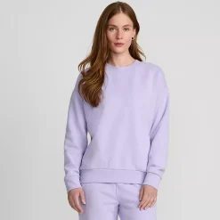 Women's Serious Sweats Oversized Long Sleeve Crew Neck Sweatshirt - Set Top