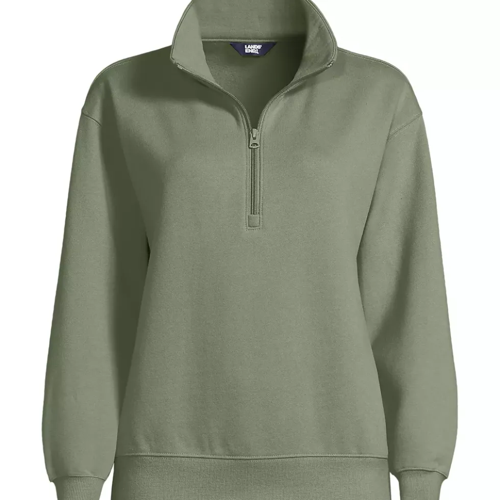 Women's Serious Sweats Relaxed Quarter Zip Pullover Sweatshirt
