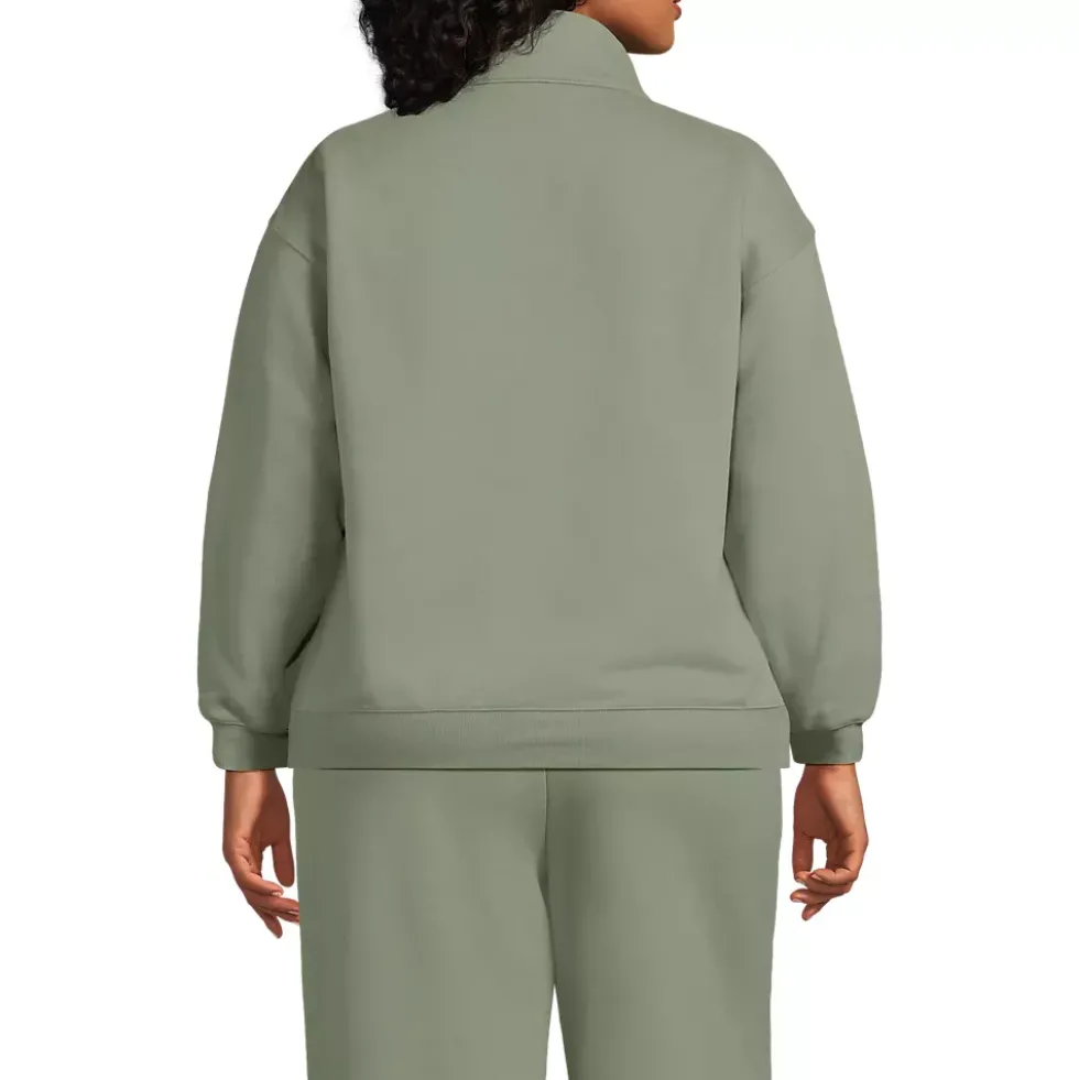 Women's Serious Sweats Relaxed Quarter Zip Pullover Sweatshirt