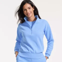 Women's Serious Sweats Relaxed Quarter Zip Pullover Sweatshirt