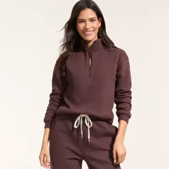 Women's Serious Sweats Relaxed Quarter Zip Pullover Sweatshirt