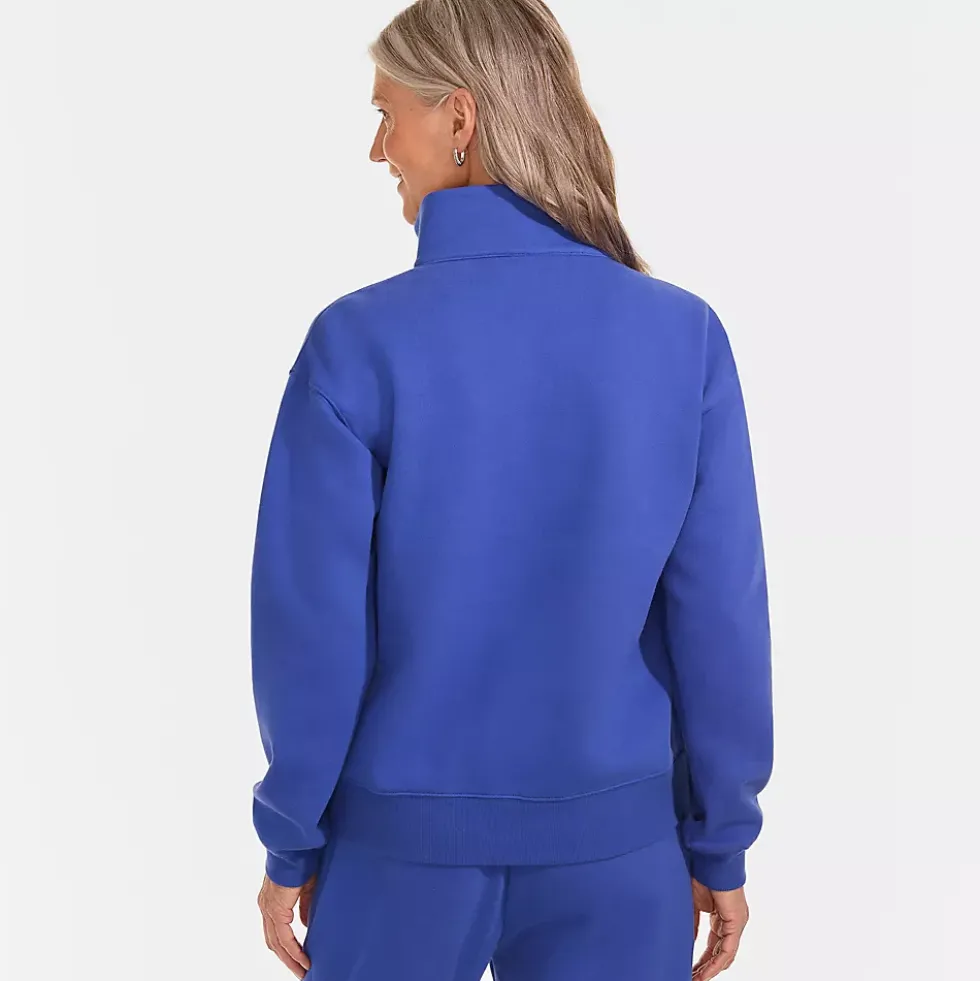 Women's Serious Sweats Relaxed Quarter Zip Pullover Sweatshirt
