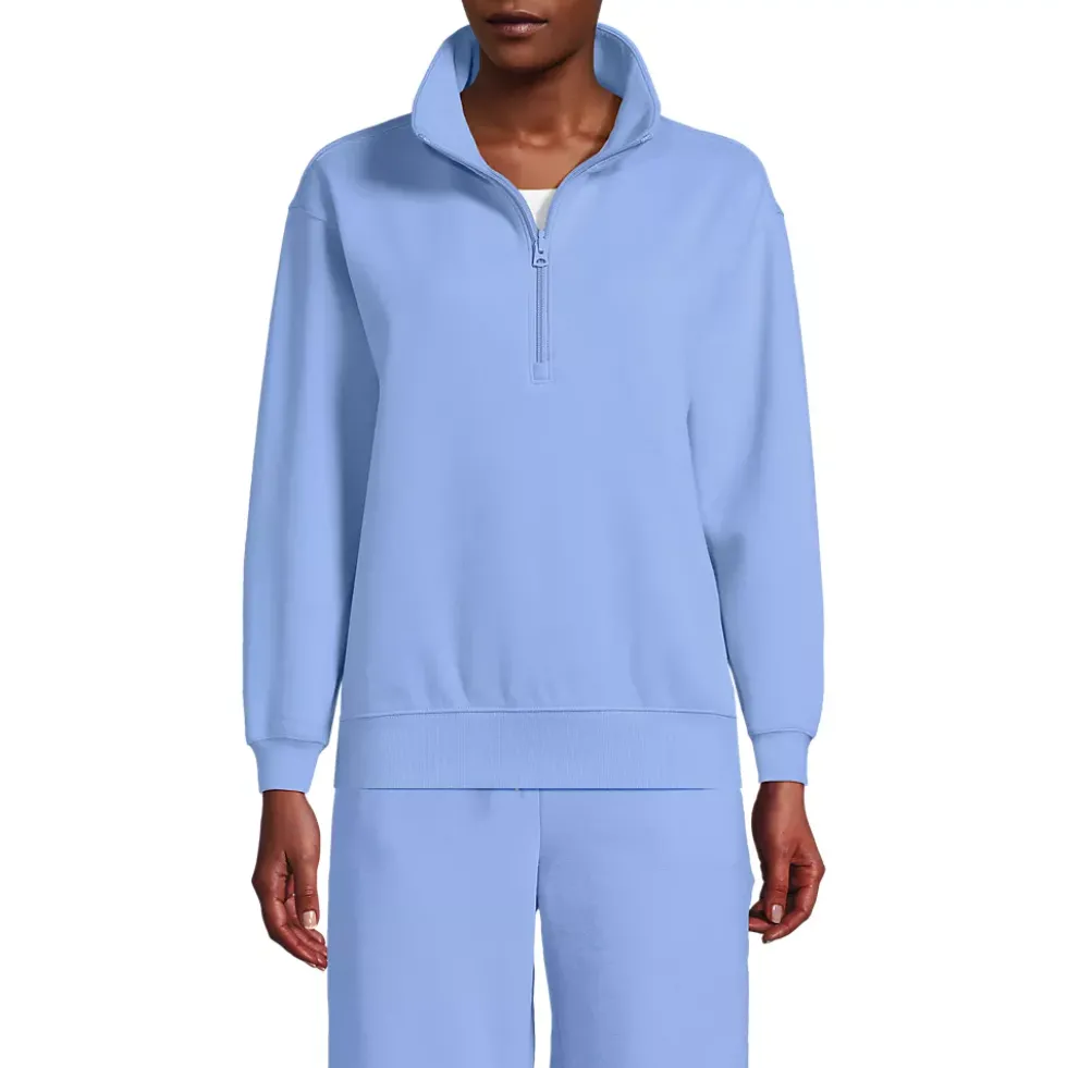 Women's Serious Sweats Relaxed Quarter Zip Pullover Sweatshirt