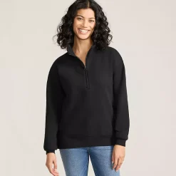Women's Serious Sweats Relaxed Quarter Zip Pullover Sweatshirt