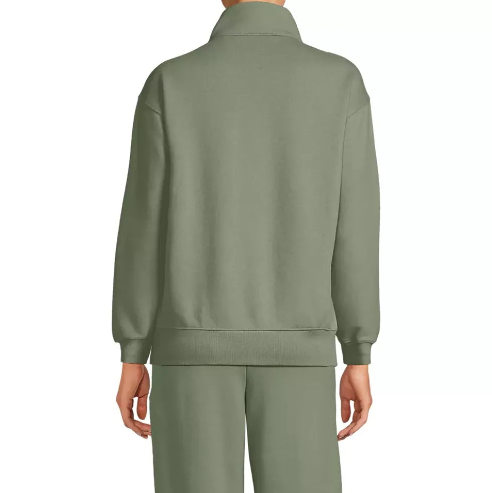 Women's Serious Sweats Relaxed Quarter Zip Pullover Sweatshirt