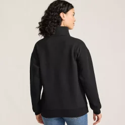 Women's Serious Sweats Relaxed Quarter Zip Pullover Sweatshirt