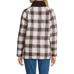 Women's Sherpa Fleece Reversible Mixed Media Long Jacket