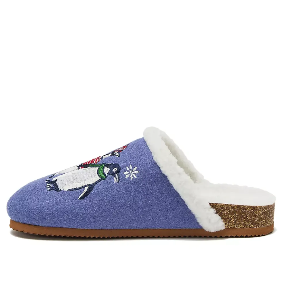 Women's Sherpa Lined Clog House Slippers