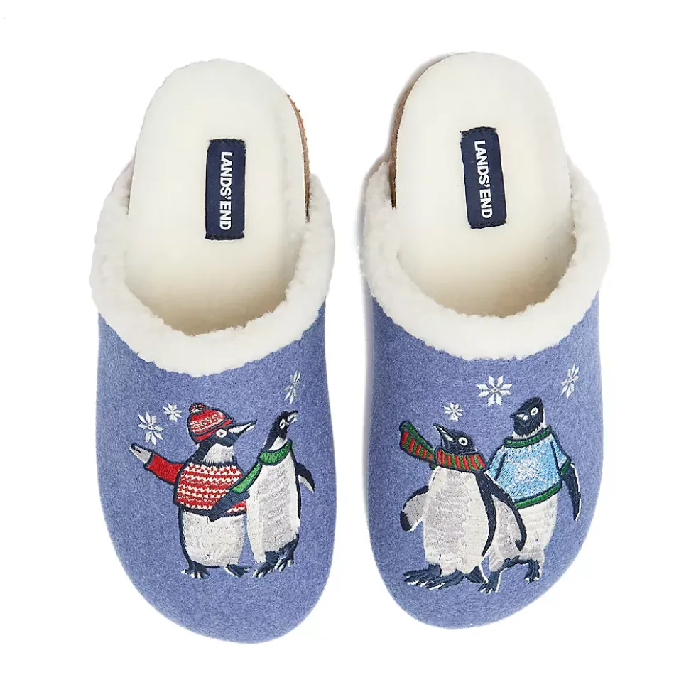 Women's Sherpa Lined Clog House Slippers
