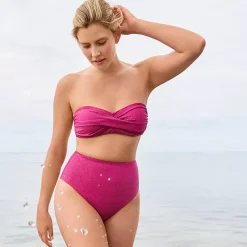 Women's Shine High Waisted Bikini Bottoms